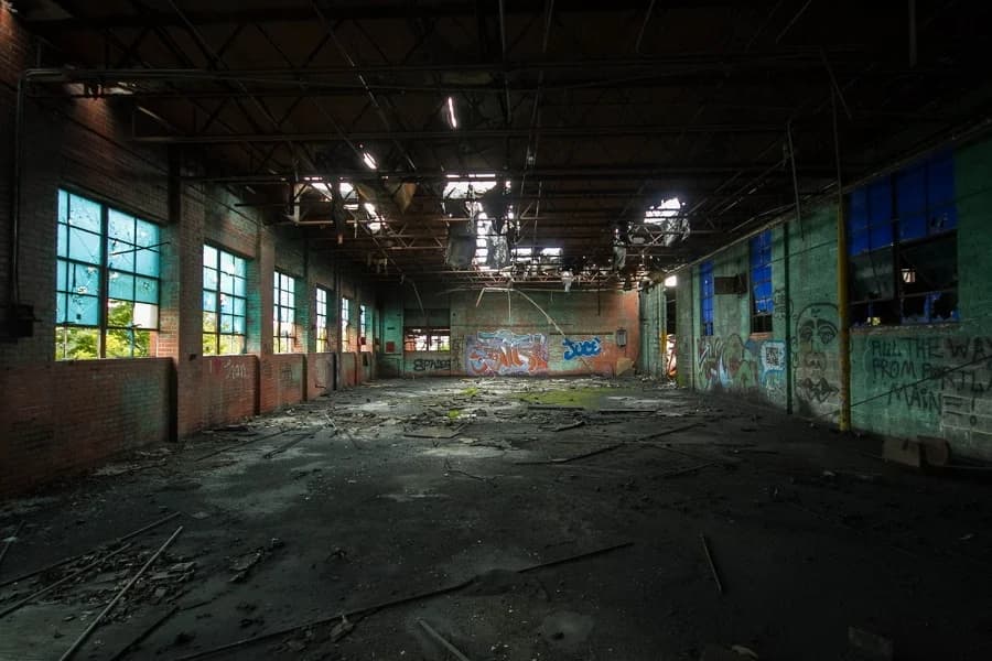 Empty factory