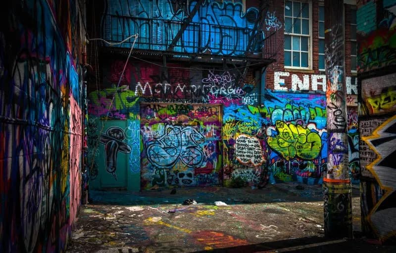 Graffiti alley baltimore maryland