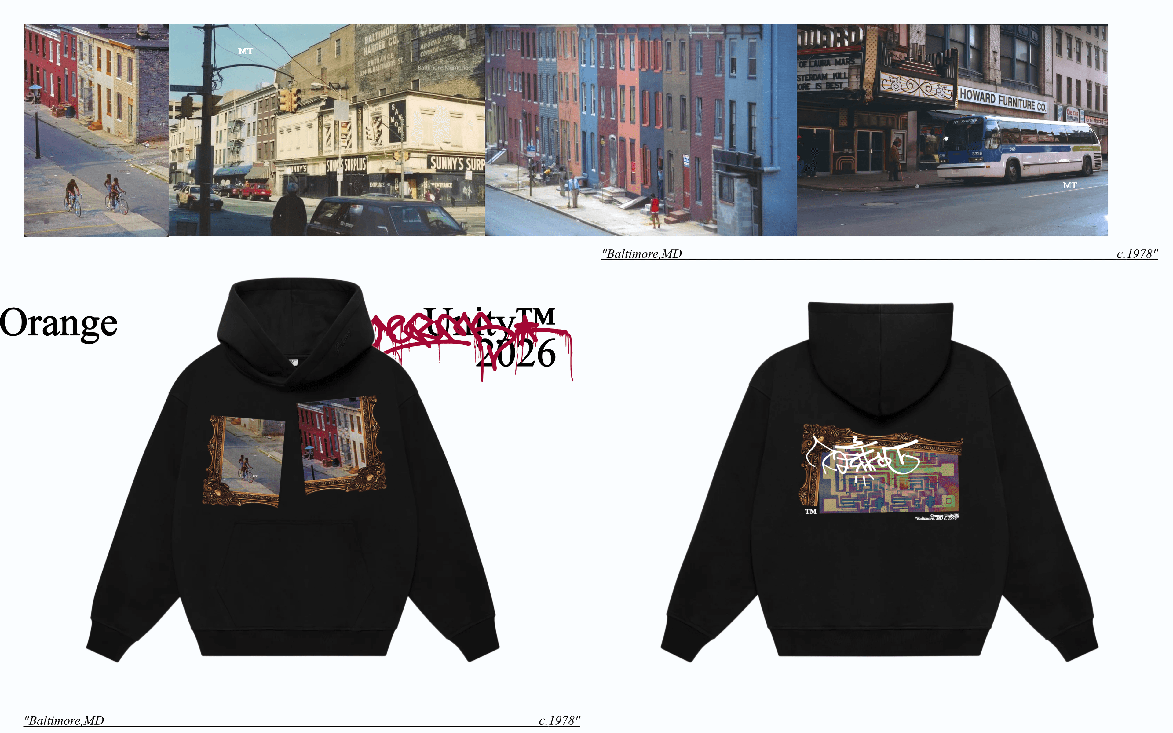 Baltimore, MD c. 1978 Hoodie — lookbook